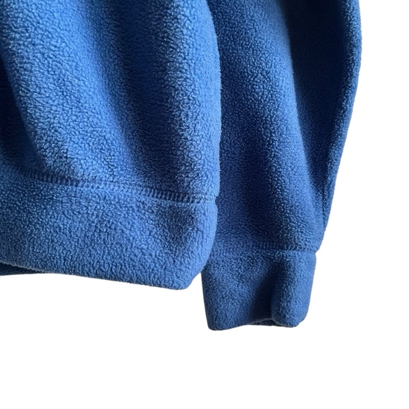 Vintage Boca Blue Fleece Sweatshirt Crewneck Pullover Medium 90s Y2K - Picture 6 of 13